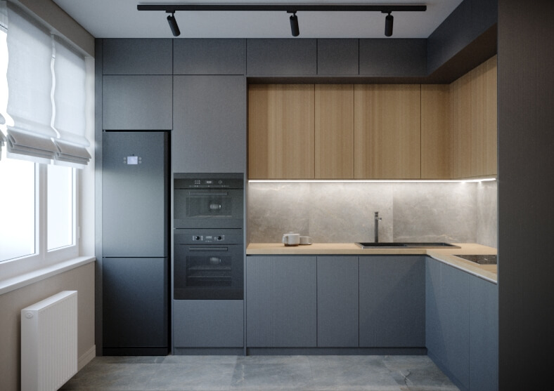 Планування 2-кімнатної квартири 64,5 м² у ЖК Orange Park — приклад дизайну