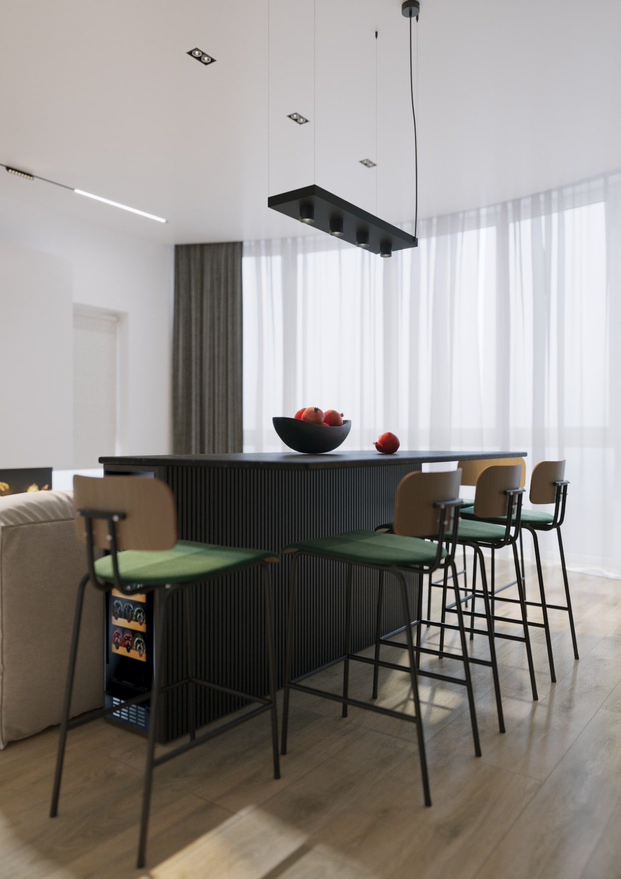 Інтер'єр квартири у стилі loft – дизайн Київ