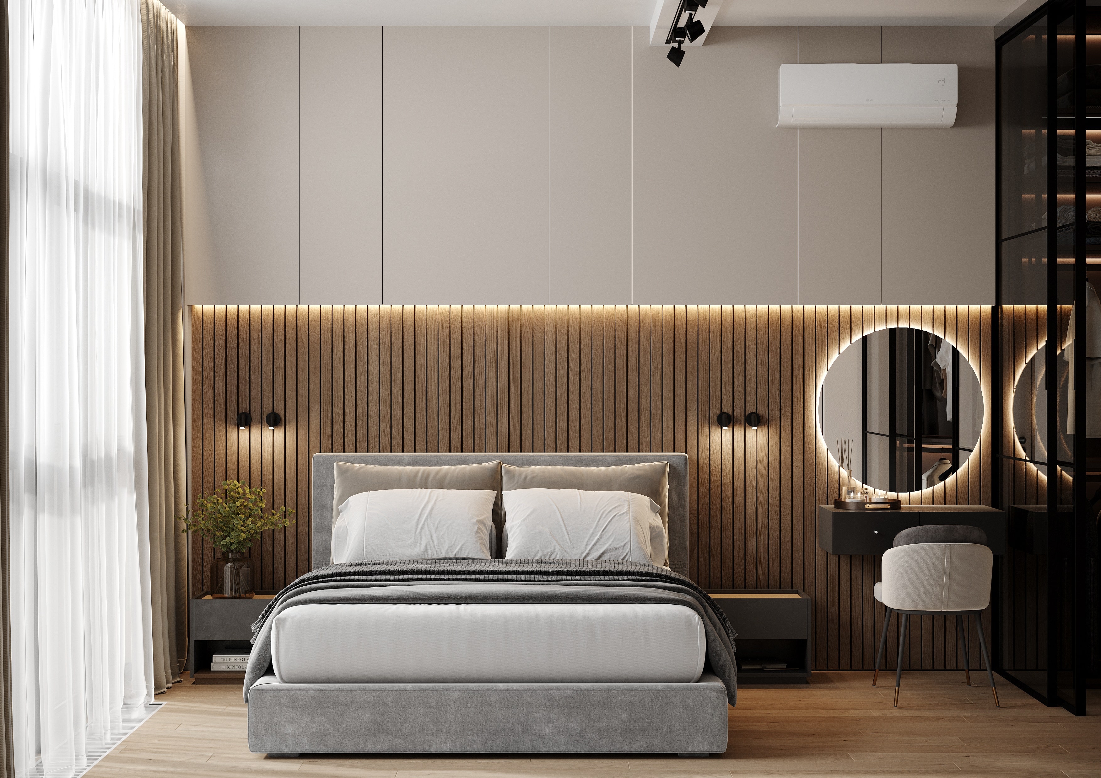 Дизайн кухні-студії з барною стійкою у Києві — студія Liv Comfort